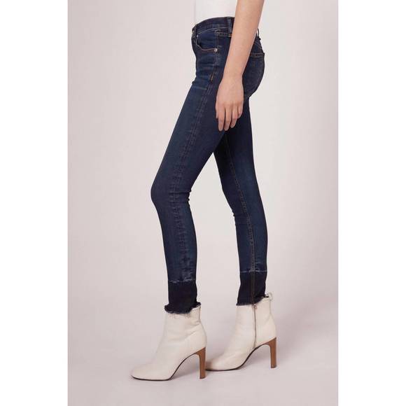NEW RAG & BONE 10 inch capri jean in stanwix - Picture 2 of 3